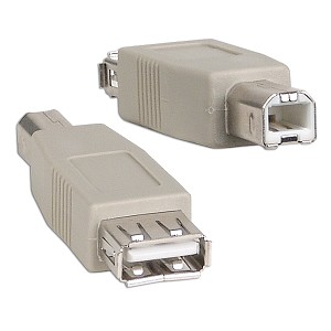 USB A (F) to USB B (M) Adapter